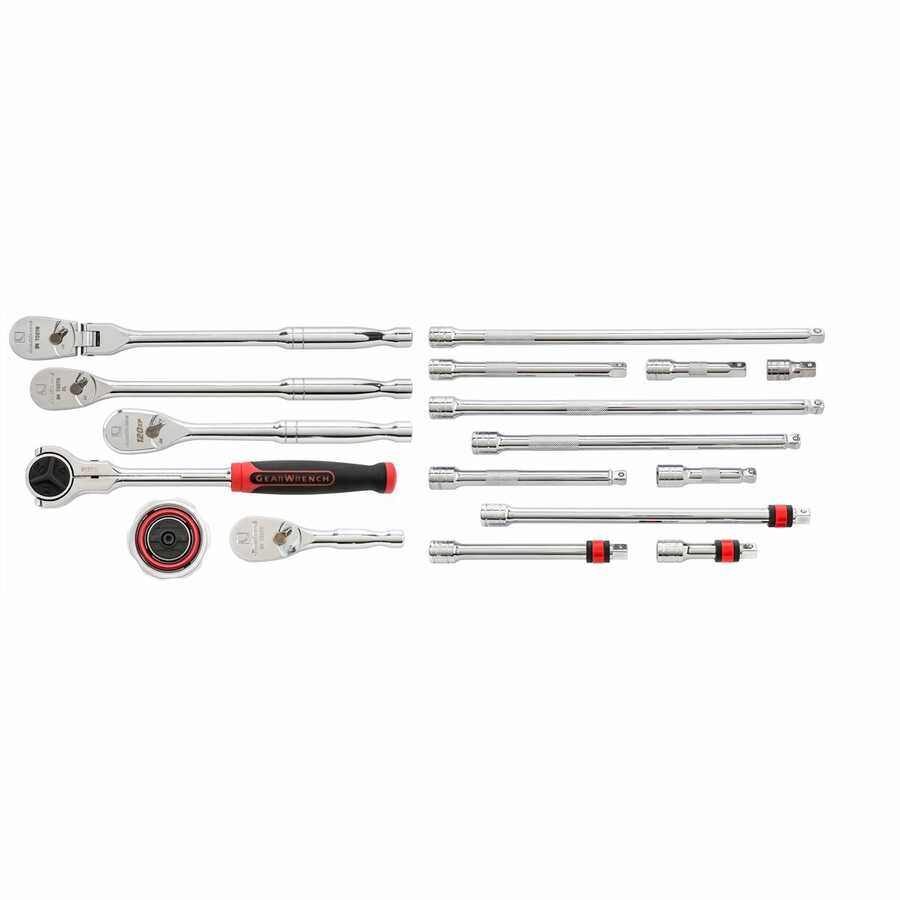 3/8 Inch Drive Ratchet & Drive Tools Set 17 Pc