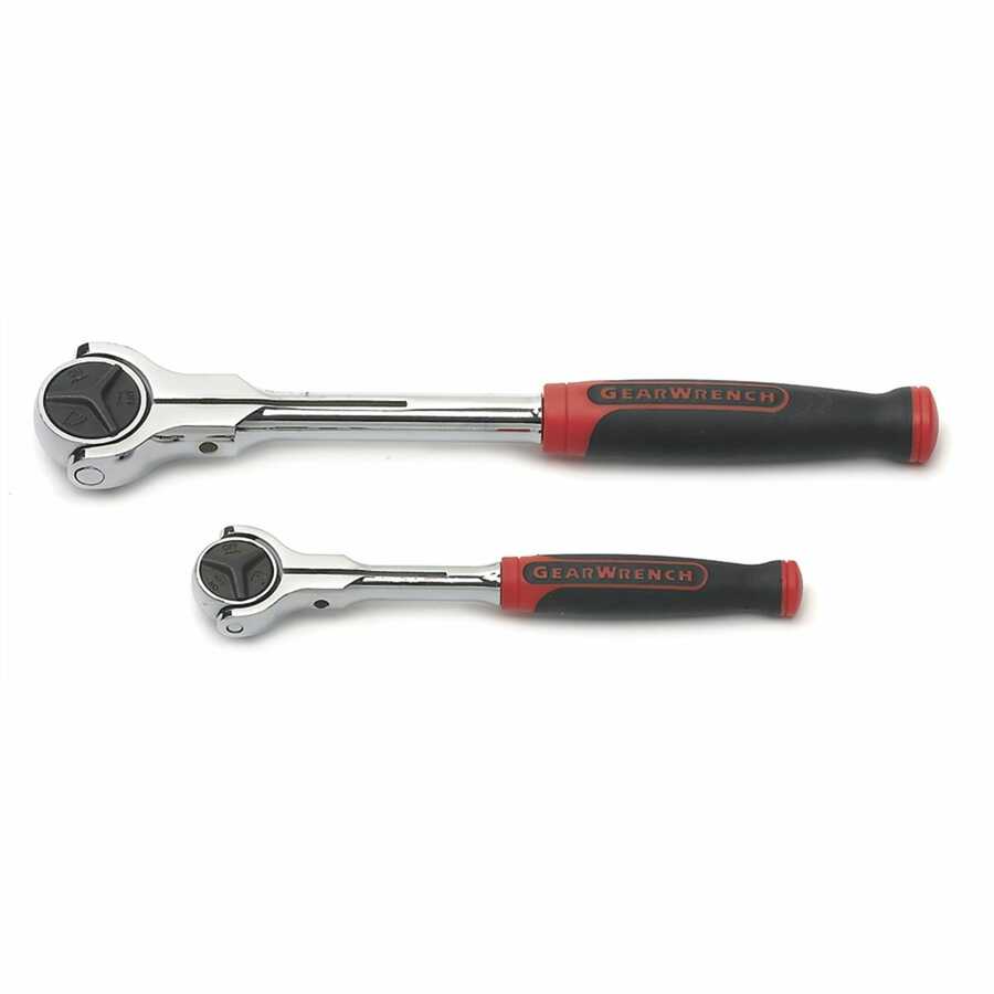 1/4 In & 3/8 In Cushion Grip GearWrench Roto Ratchet Set