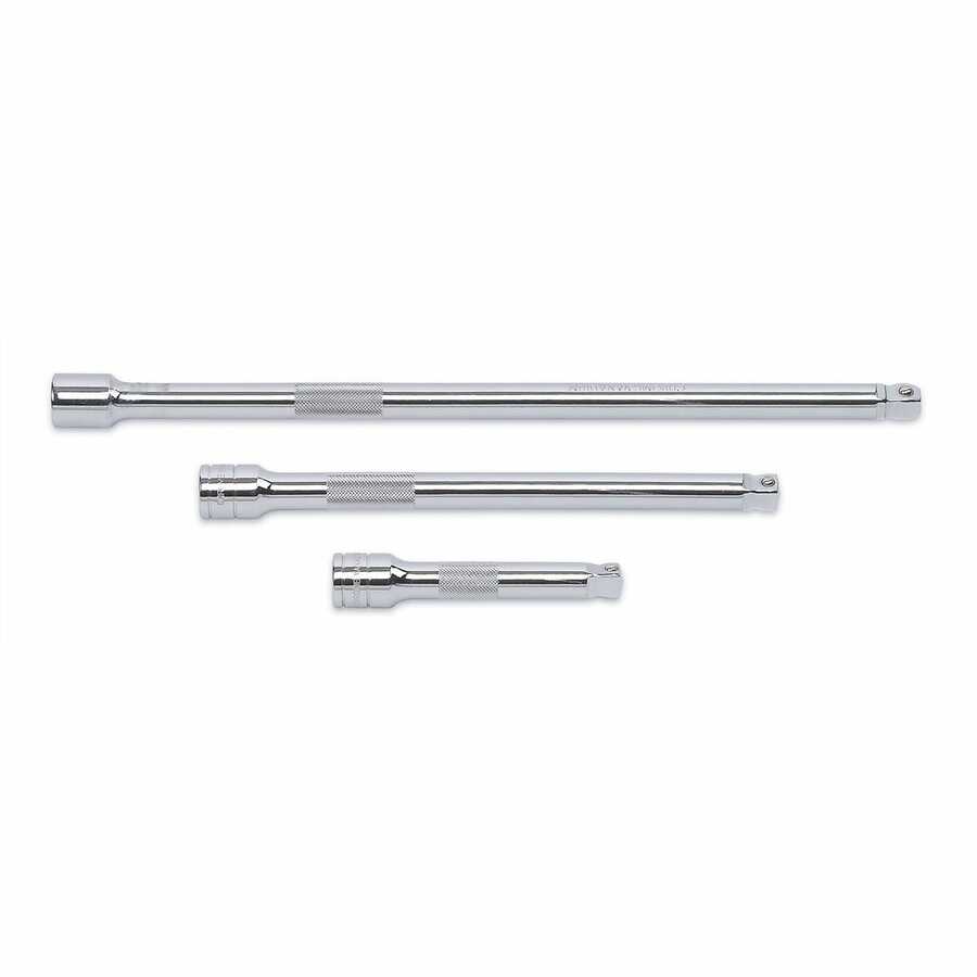 1/2 Inch Drive Wobble Extension Set 3 Pc