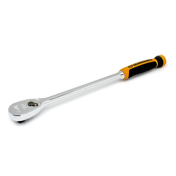 1/2" Dr 90T Cushion Grip Long Handle Ratchet