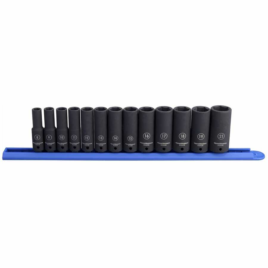 13 Pc. Impact METRIC Deep Socket Set 3/8" DRIVE