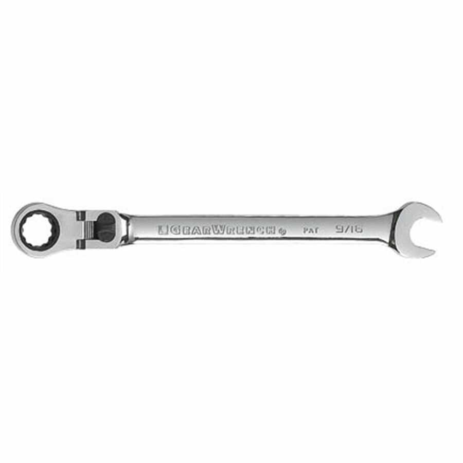 9/16" XL Locking Flex Combination Ratcheting Wrench