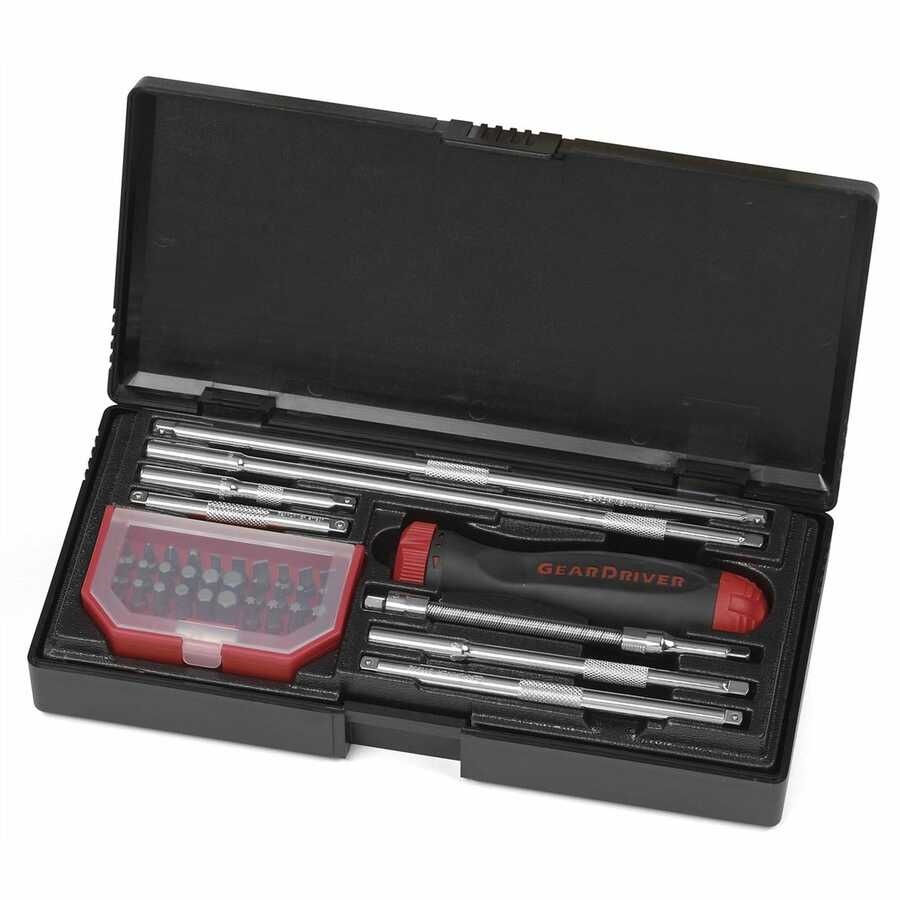 GearForce GearDriver Ratcheting Screwdriver Set - 39-Pc