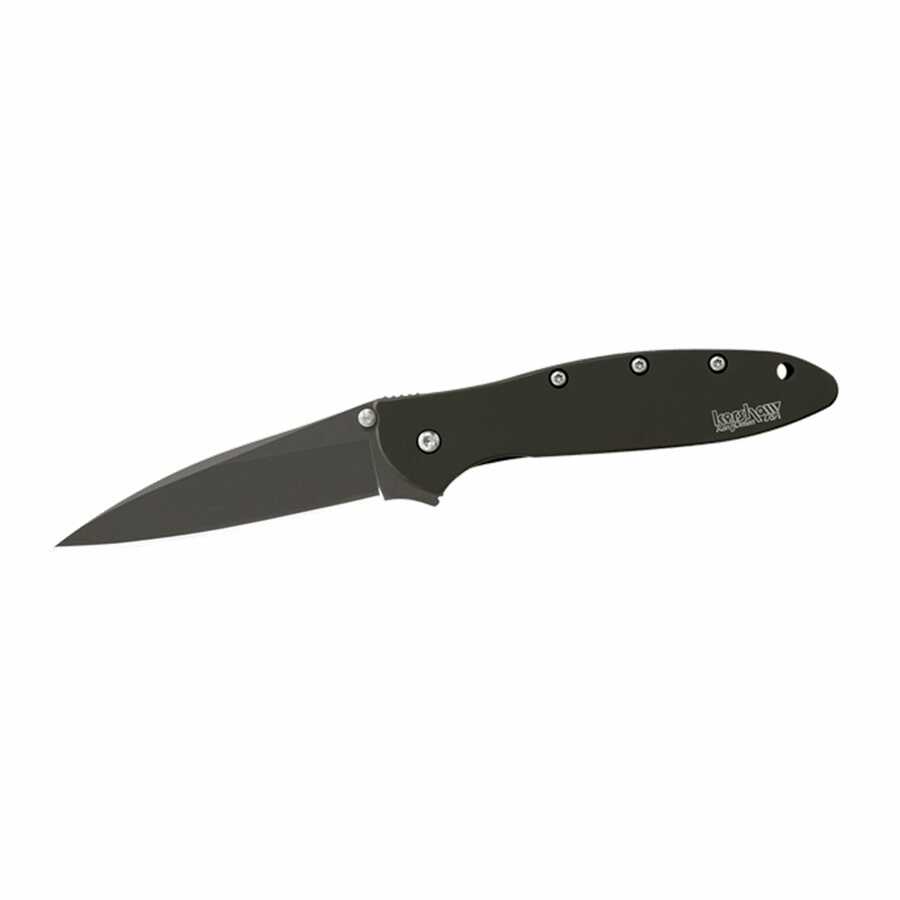 Ken Onion Leek Knife w Black Tungsten DLC Coating