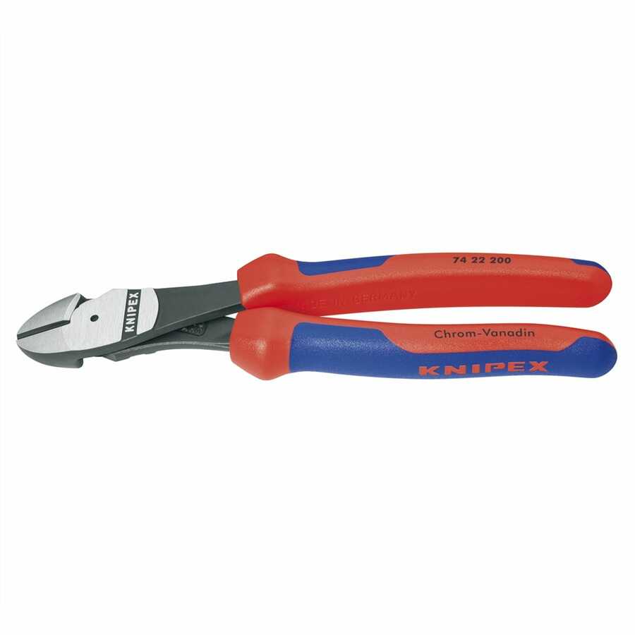 8" High Leverage Angled Diagonal Cutter- Comfort Grip 74 22 200