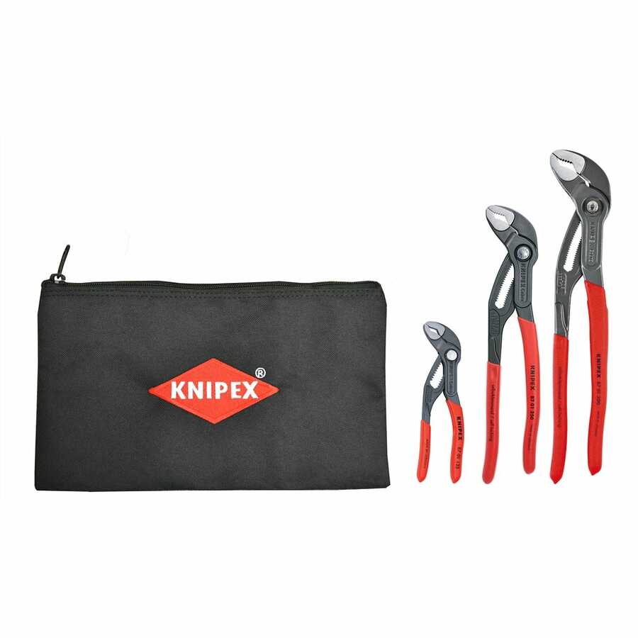 Cobra Set with Knipex Keeper 3 Pc