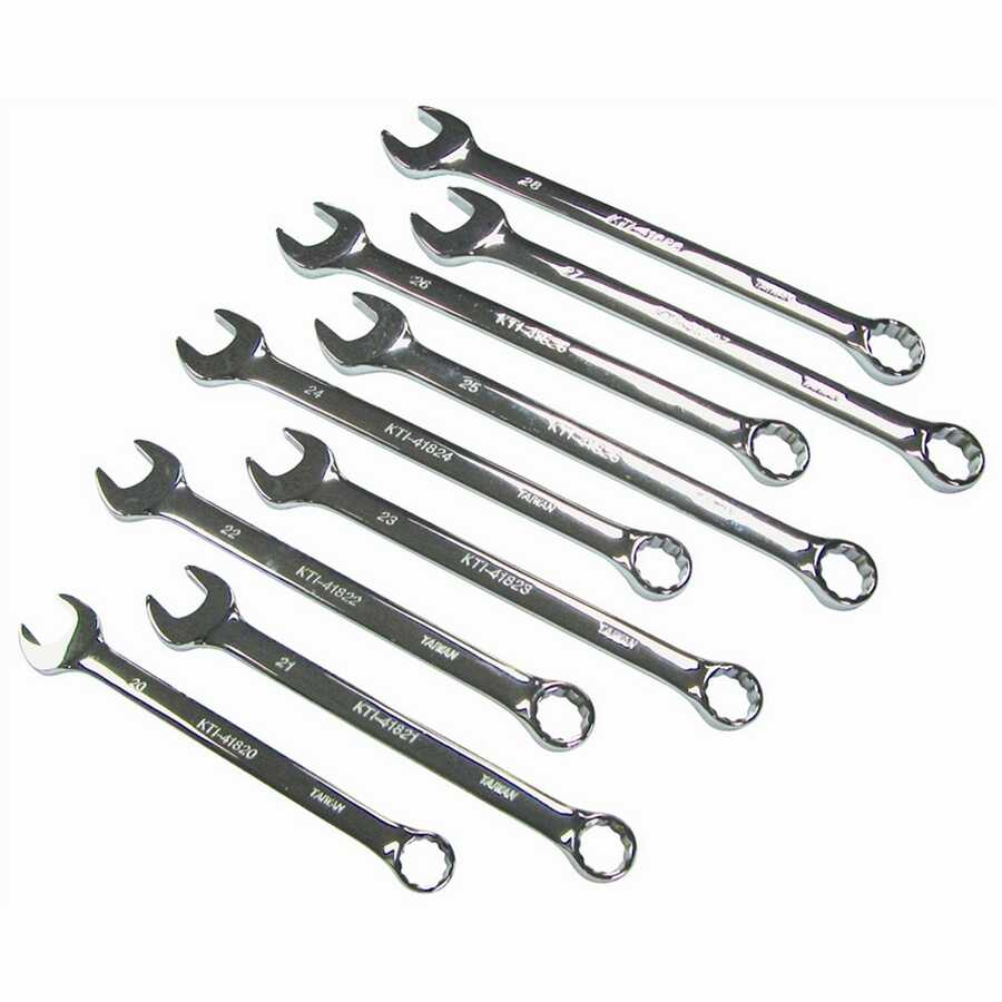 9 Piece Metric Combination Wrench Set 20mm-28mm