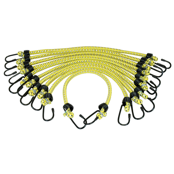 Bungee Cord General Purpose 3/8 In x 30 In - 10/Pk