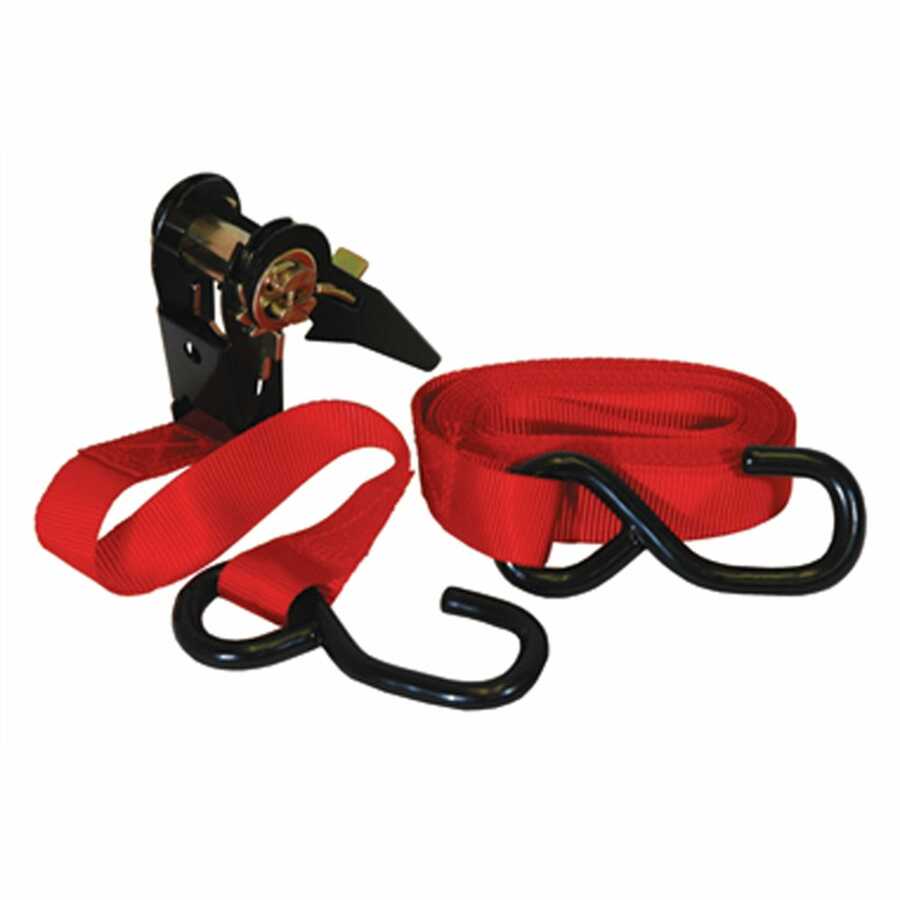 TIE DOWN STRAP RATCHETING 1IN X 15FT. 1200LB.