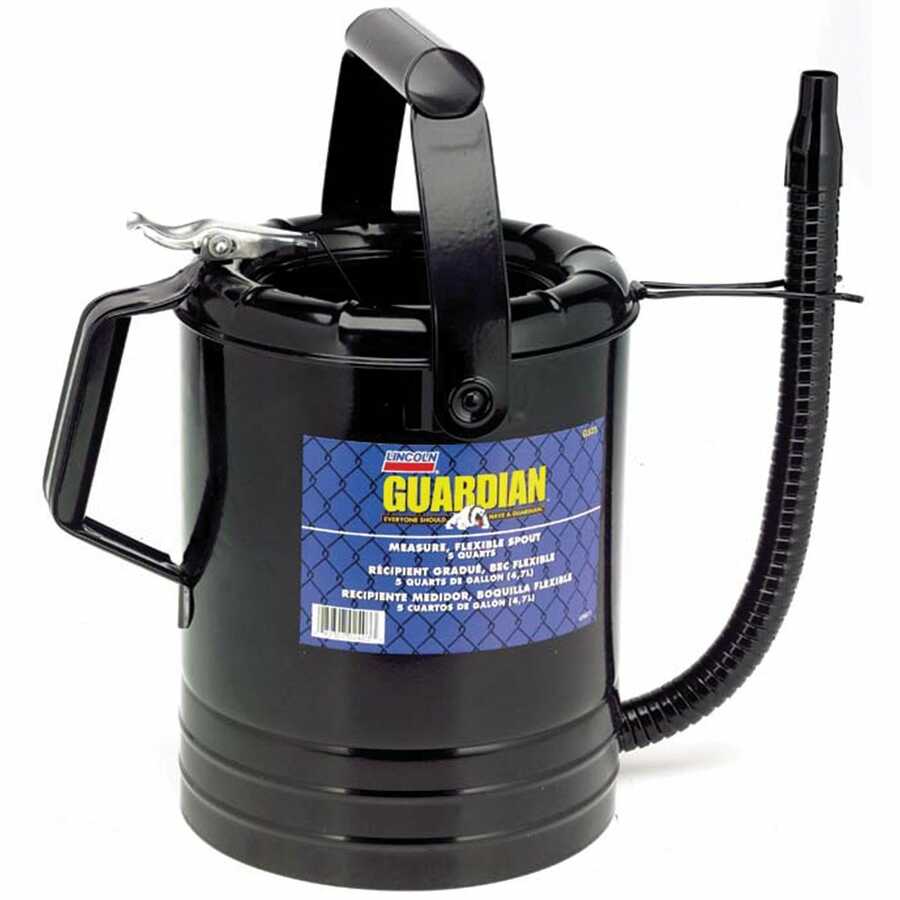 Flexible Spout Oil Fill Can - 8 Quart