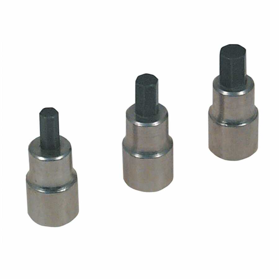 Brake Caliper Bit Set - 3/8 In Drive - 3 Sizes