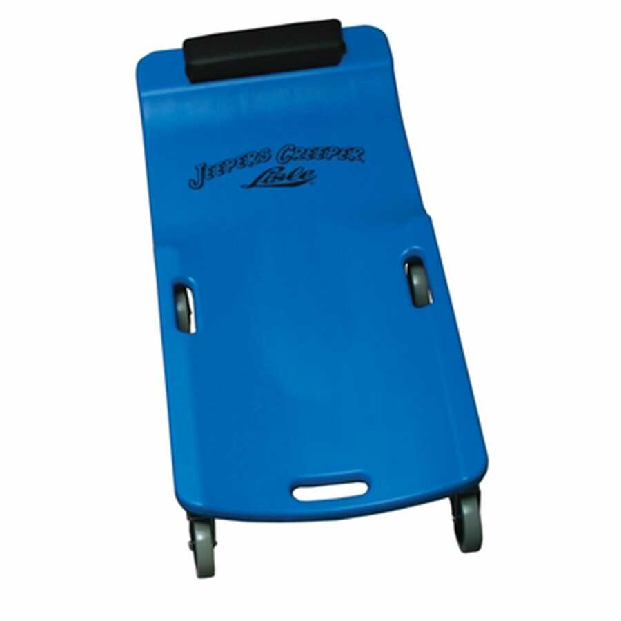 Large Wheel Plastic Creeper - Blue