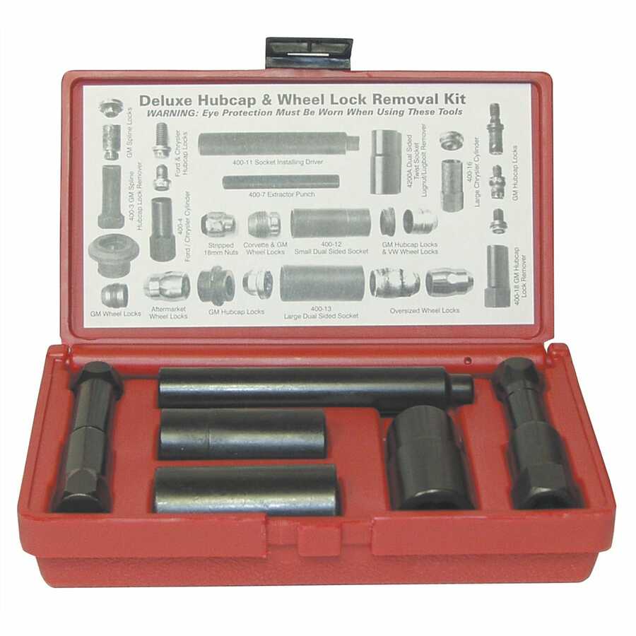 Deluxe Hubcap & Wheel Lock Removal Kit