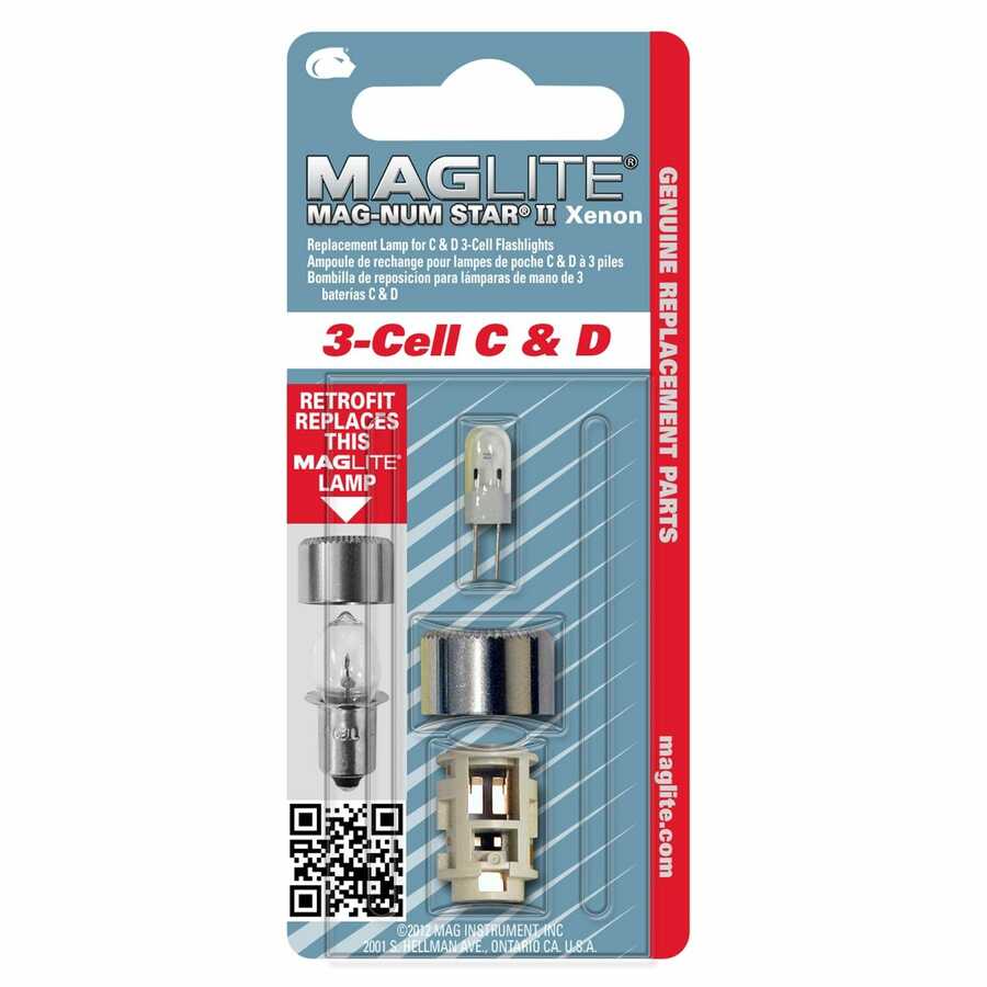3 Cell MAG-NUM Star II Xenon Replacement Bulb