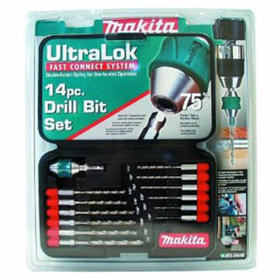 14PC ULTRALOK DRILL BIT SET