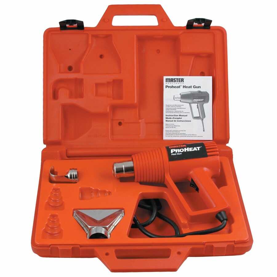 Proheat(R) Heat Gun Kit w/ 2 Attachments & Case