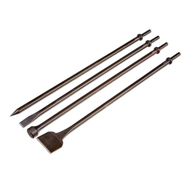 4 Pc Long Mix Air Chisel Set