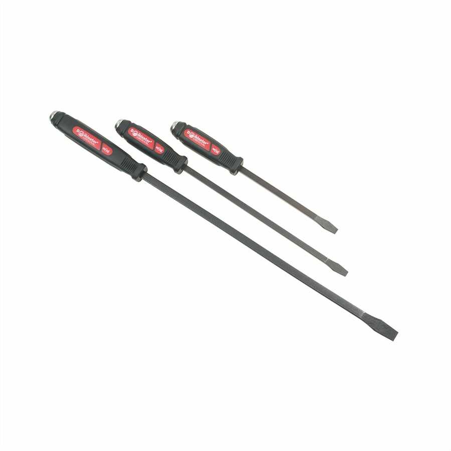 3 Piece Dominator Straight Screwdriver Pry Bar Set