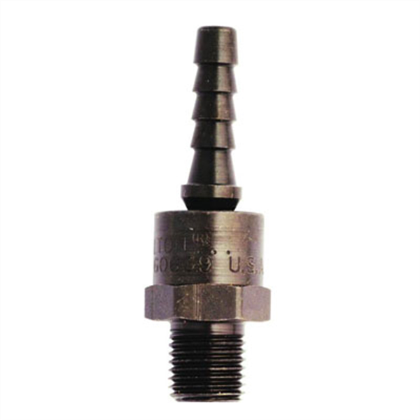 Male Full Swivel Hose End 1/4 In