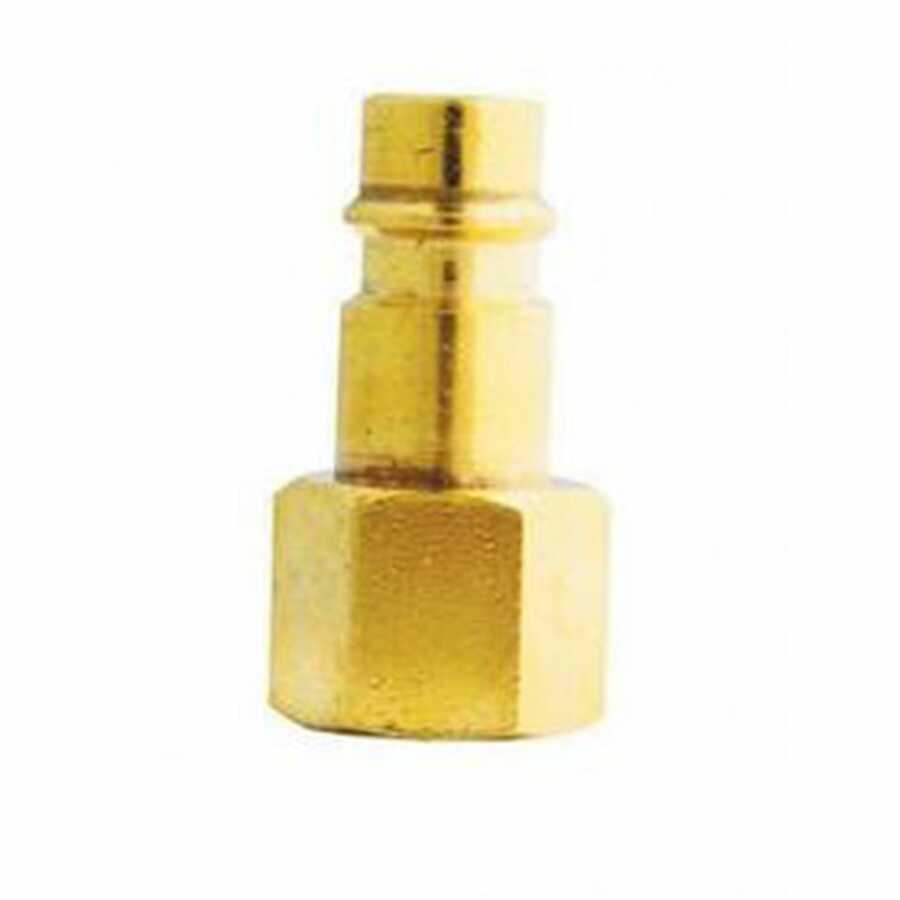 V-Style Hi-Flow Brass Plug - 1/4" Female NPT