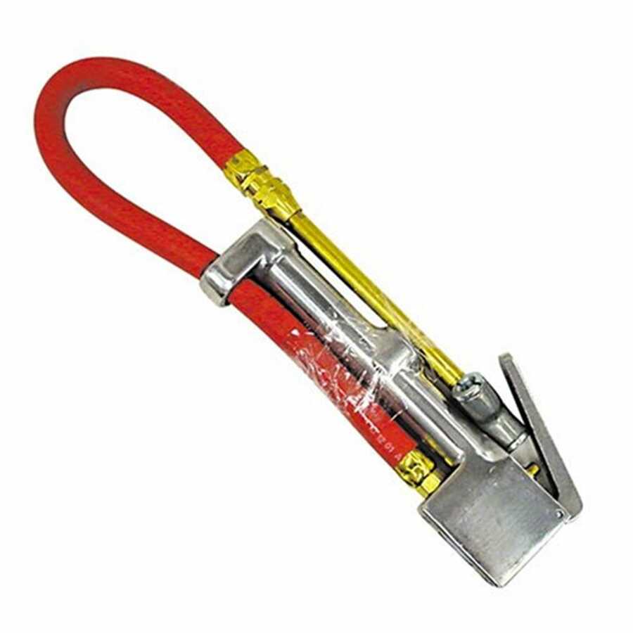 Window Tire Inflator Gage Dual Head Chuck