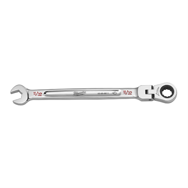 11/32" Flex Head Ratcheting Combination Wrench