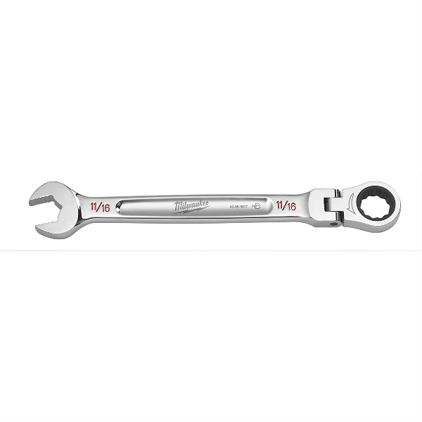 11/16" Flex Head Ratcheting Combination Wrench