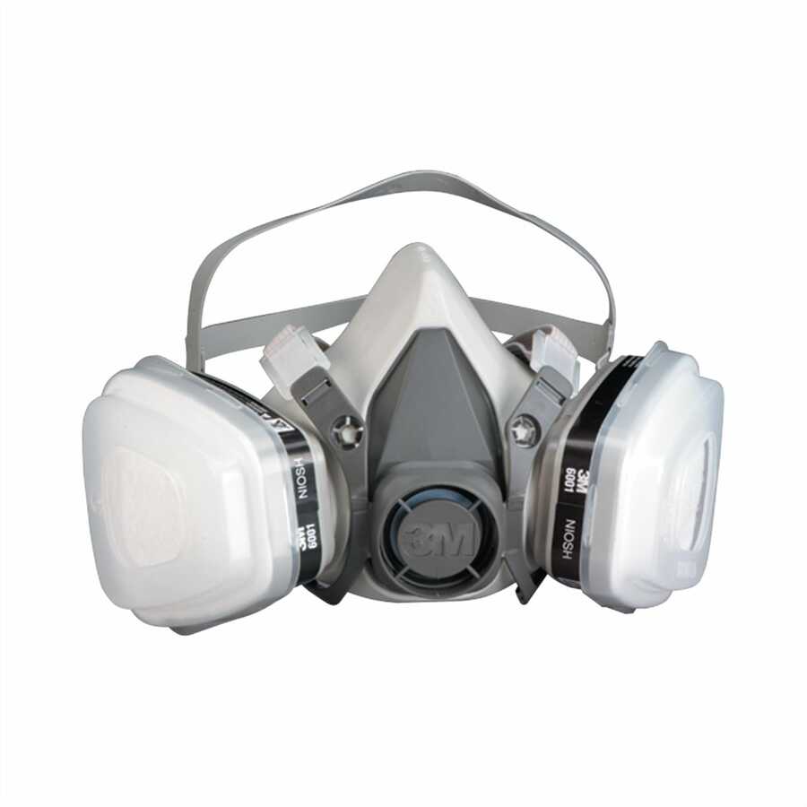 Dual Cartridge Respirator Packout, Organic Vapor/P95, Medium