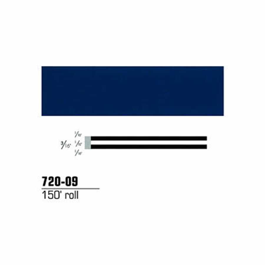 Scotchcal Striping Tape 3/16 Inch Dark Blue Double 150 Ft Roll