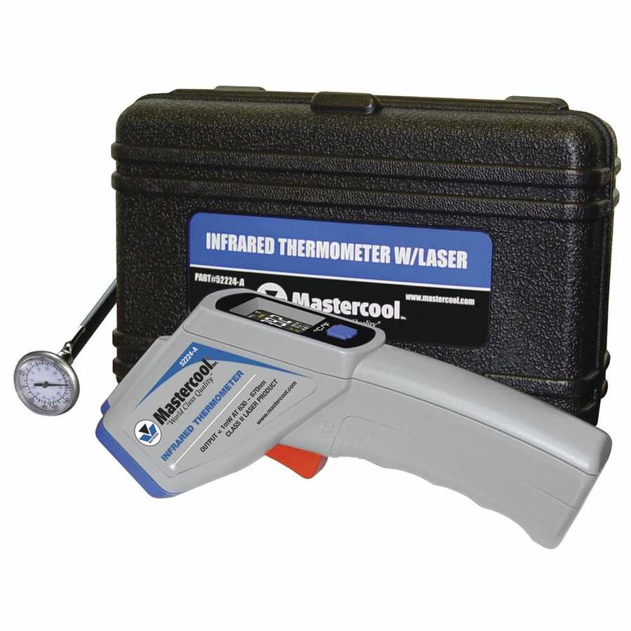 Infrared Thermometer 52224A w/ Laser & Free MSC52220