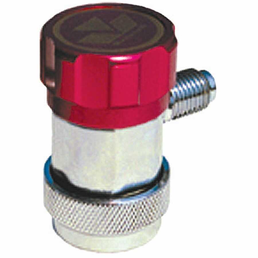 High Side Manual R134A Quick Coupler - 1/4 In FL-M x 16mm