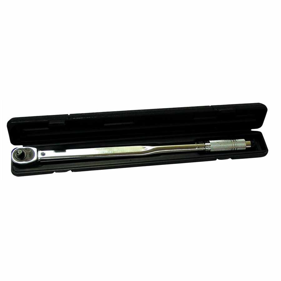 1/2 In Drive Torque Wrench - 10-150 ft-lbs