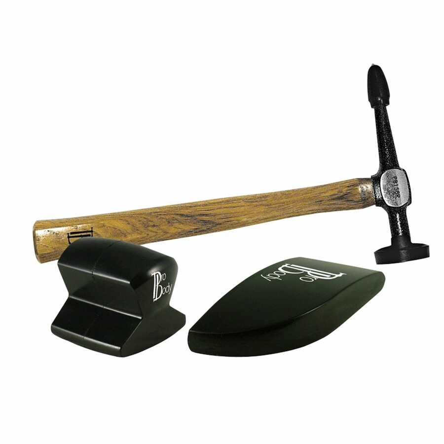 Rubber Hammer and Dolly Set 3 Pc