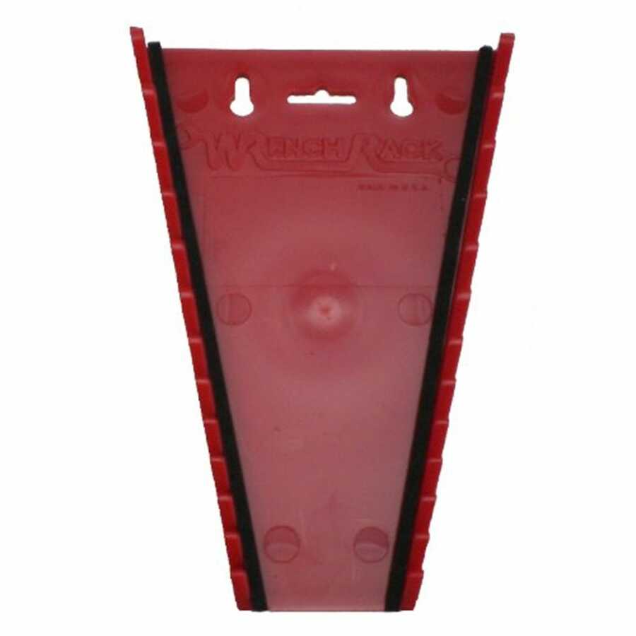 12 Slot Standard Style Wrench Rack - Red