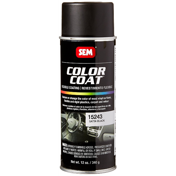 Color Coat Aerosol - Satin Black