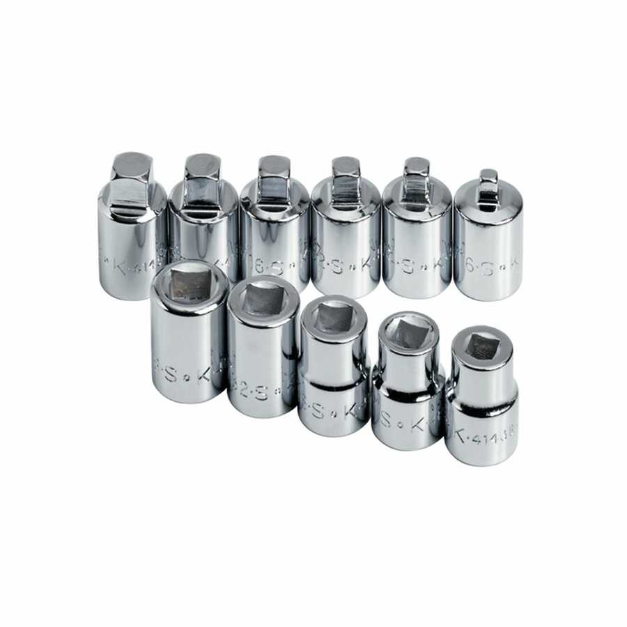 3/8 In Drive Pipe Plug Socket Set - 11 Piece