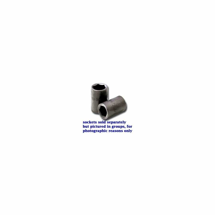 1/2 In Drive 6 Pt Std Metric Impact Socket - 27mm