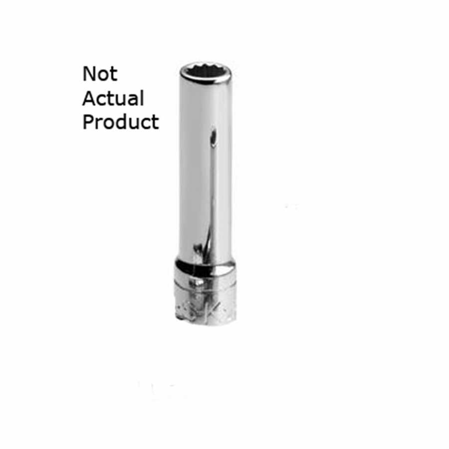 1/2 In Dr 6-Pt Deep Fractional Socket - 3/8 In