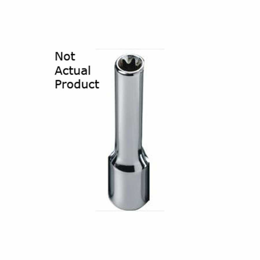 1/4 In Dr Deep Female TORX Socket - E4