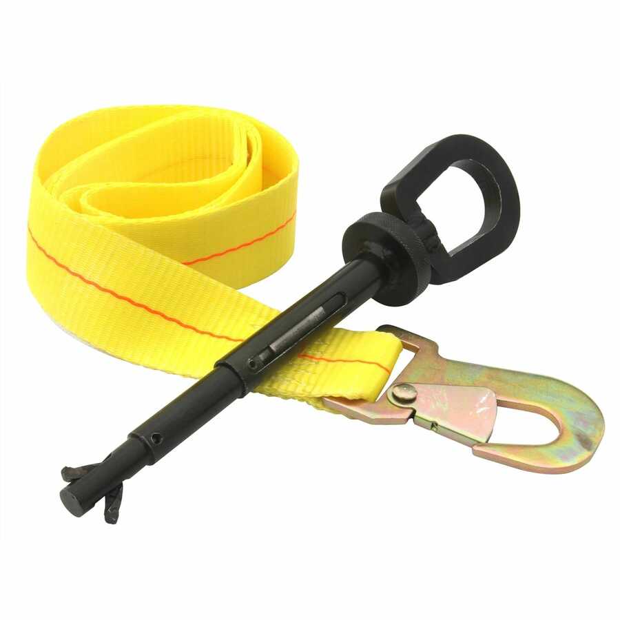 I-Bolt Universal Tow Eye with Safety Strap