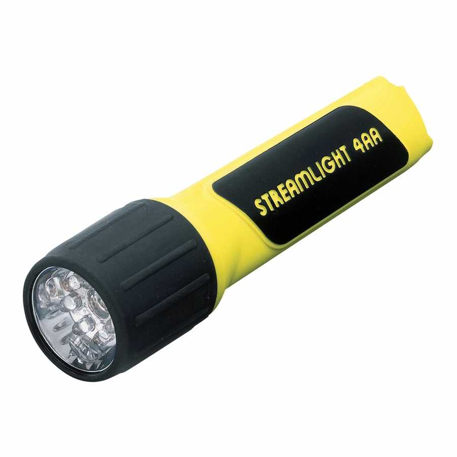 Propolymer Yellow Xenon Flashlight - 4-AA Cell w/ Batteries