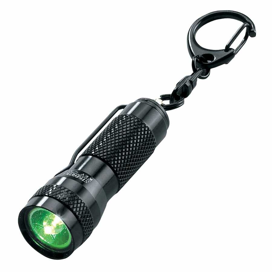 Key-Mate(R) LED Flashlight - Black w/ Green LED