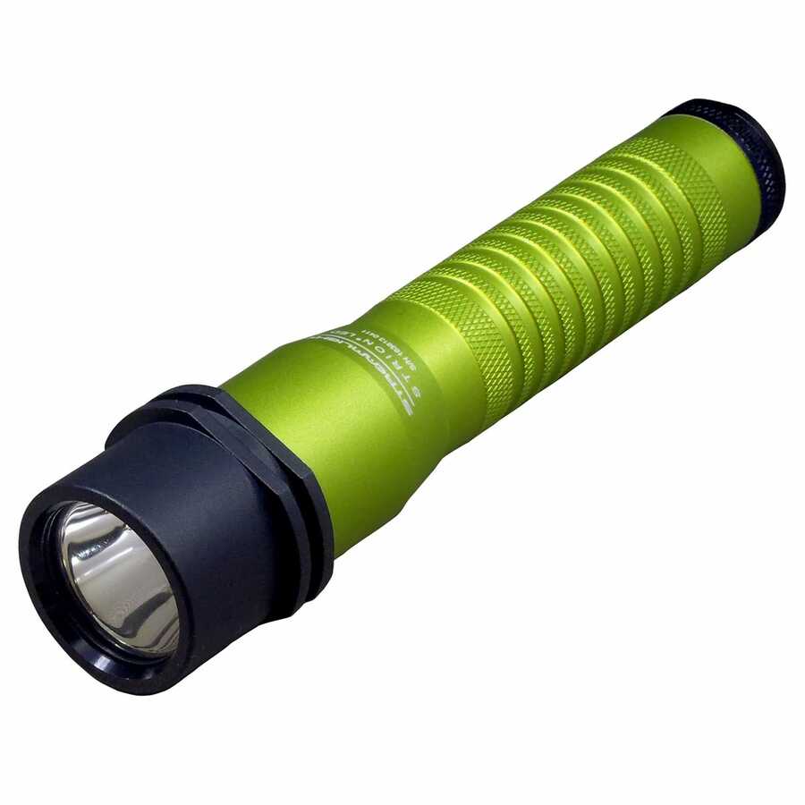 Strion LED Rechargeable Flashlight w AC/DC Lime Green