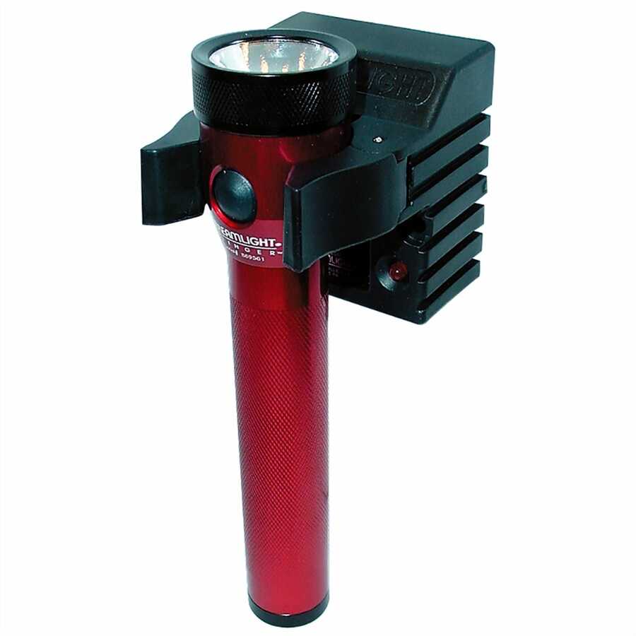 Stinger(R) Rechargeable Flashlight w/ Chargers - Red
