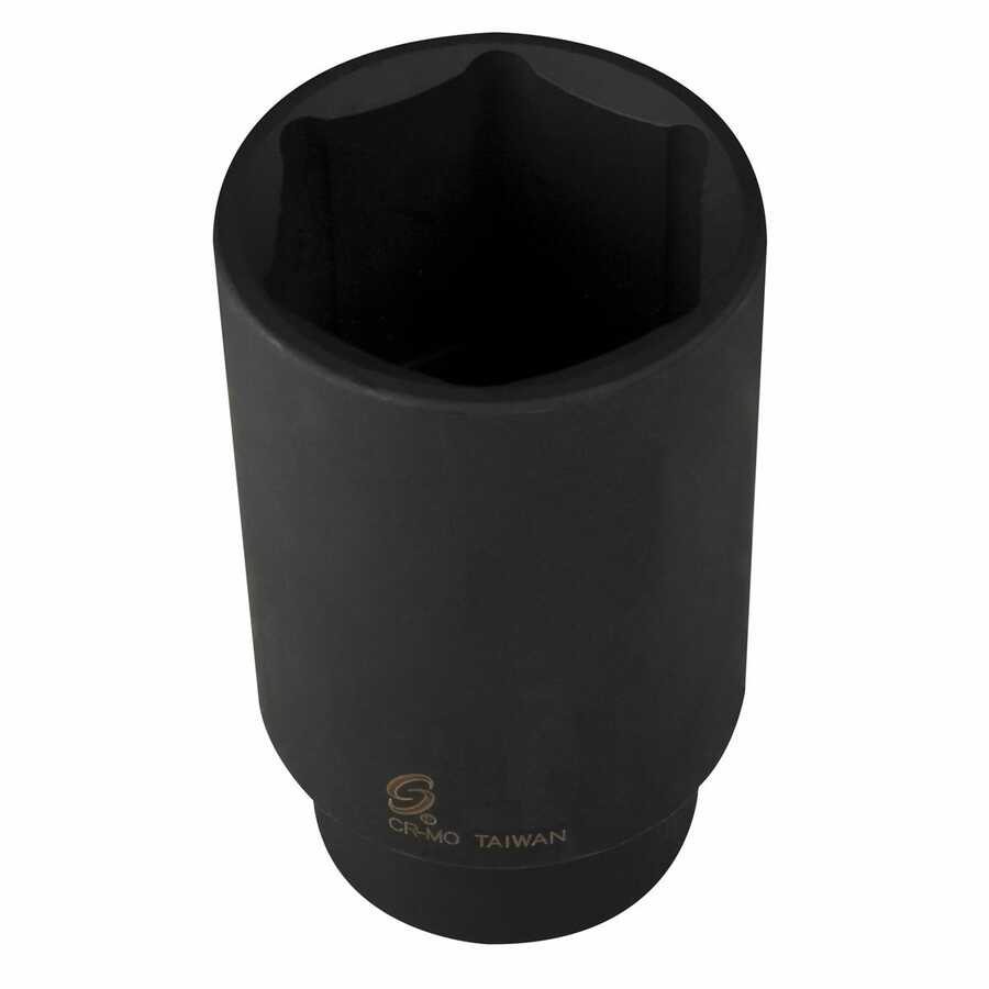 1/2 In Dr Impact Socket, 6 Pt, Deep, 12mm