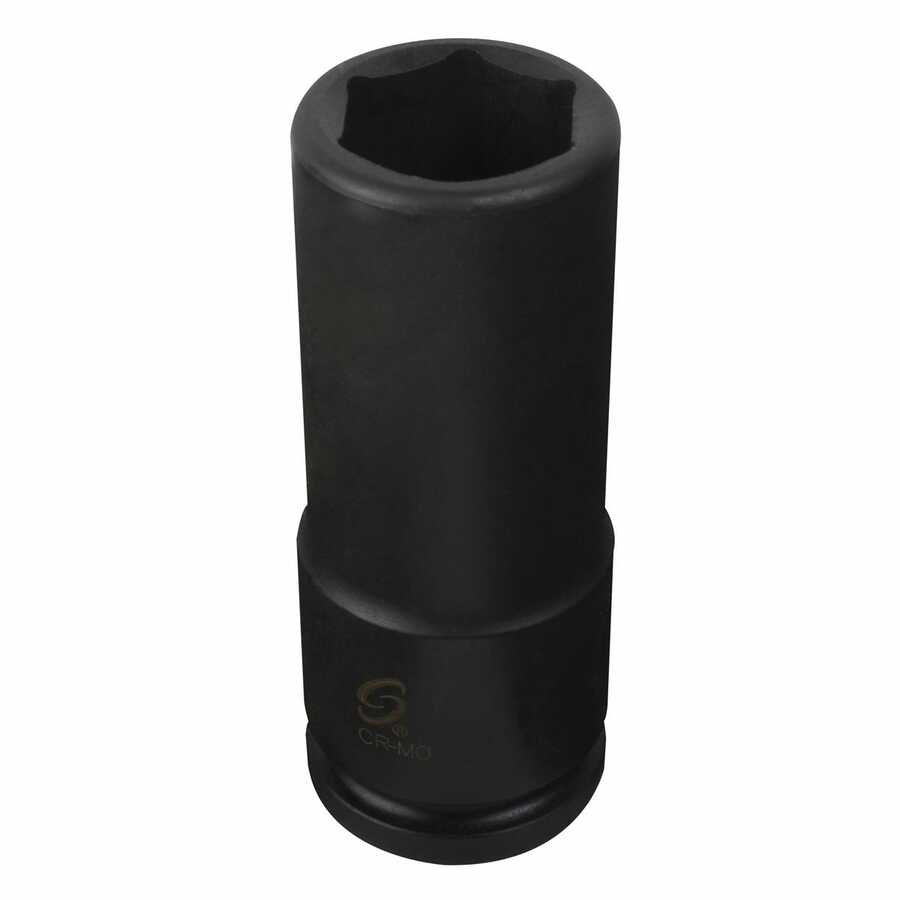 3/4 In Dr Impact Socket, Thin Wall, Deep, 1-1/8 In