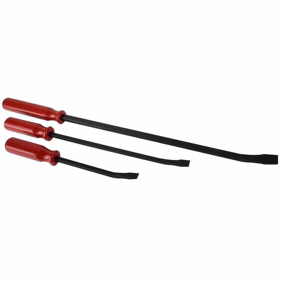 3 Piece Professional Pry Bar Set (12", 17", 25")