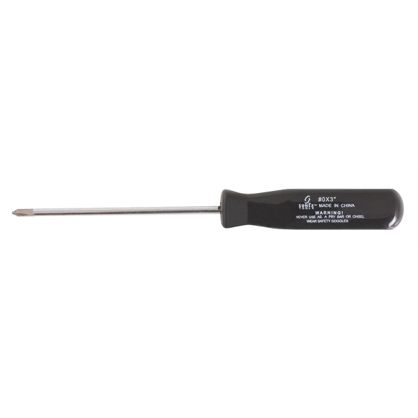 3" x #0 Phillips Screwdriver