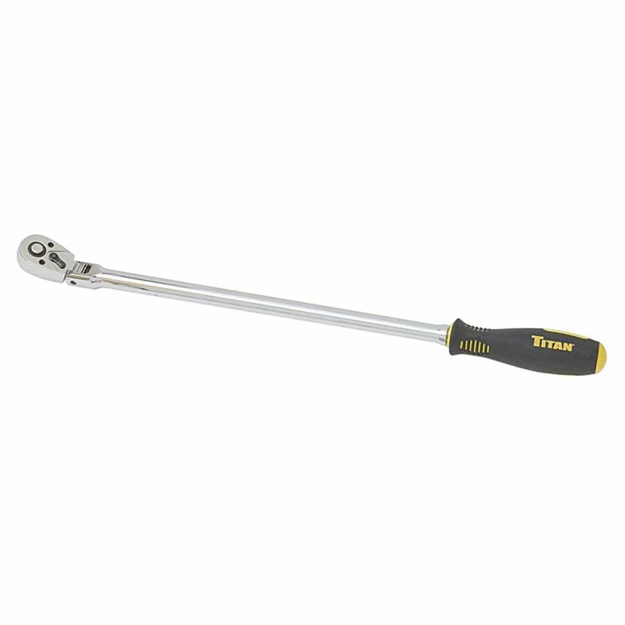 3/8 In Dr Extra-Long Flex-Head Quick Release Ratchet 18 In L