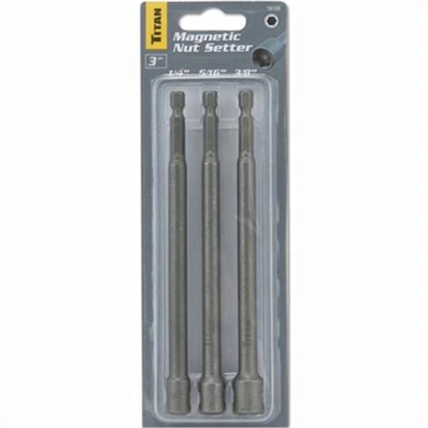 3PC 6IN 1/4 MAG NUT SETTER